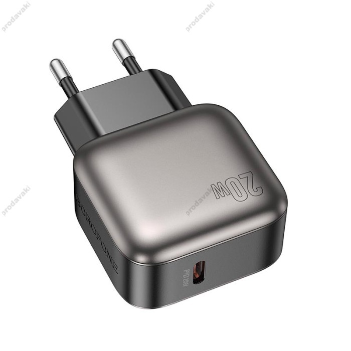 Мережевий зарядний пристрій Borofone BAS53A Absolute single-port charger 20W Black