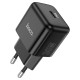 Мережевий зарядний пристрій Hoco N32 Glory Home Charger Cable Type-C 30W Black