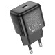Мережевий зарядний пристрій Hoco N32 Glory Home Charger Cable Type-C 30W Black