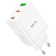 Мережевий зарядний пристрій Hoco N33 Start three-port charger 35W White