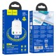 Мережевий зарядний пристрій Hoco N33 Start three-port charger 35W White