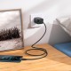 Мережевий зарядний пристрій HOCO N55 Fundador four-port charger Type-C cable 20W Black