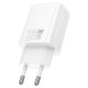 Мережевий зарядний пристрій HOCO N60 Gentle single port charger Type-C cable 20W White