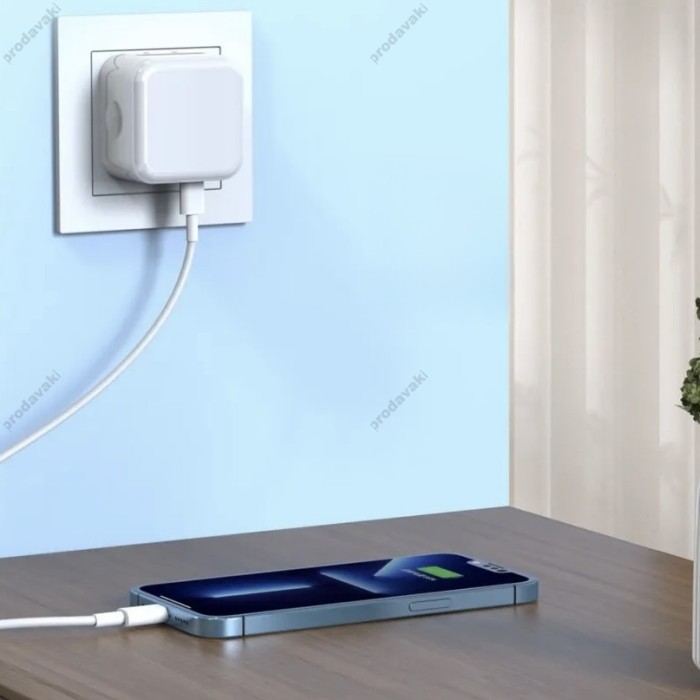 Мережевий зарядний пристрій XO L102 35W dual Type-c port fast charger White