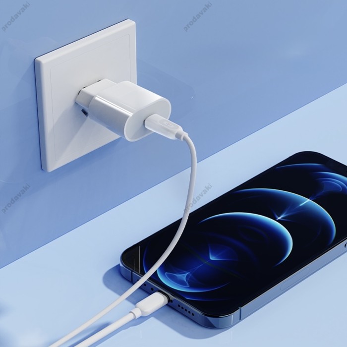 Мережевий зарядний пристрій Rock T18 Travel 20W White