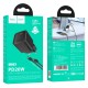 Мережевий зарядний пристрій HOCO N64 Ingenious single port PD charger Type-C cable 20W Black