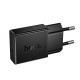 Мережевий зарядний пристрій HOCO N72 Speed single-port PD ultra-thin chargerType-C cable 20W Black
