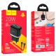 Мережевий зарядний пристрій HOCO N24 Victorious single port charger Type-C cable 20W Black