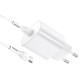 Мережевий зарядний пристрій HOCO N22 Jetta Type-C cable 25W White