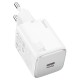 Мережевий зарядний пристрій HOCO N40 Mighty single port charger 20W White