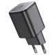 Мережевий зарядний пристрій HOCO N40 Mighty single port charger 20W Black