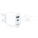 Мережевий зарядний пристрій XO L97 Home charger Type-C cable 12W White