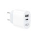 Мережевий зарядний пристрій XO L97 Home charger Type-C cable 12W White