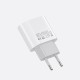 Мережевий зарядний пристрій XO L97 Home charger Type-C cable 12W White