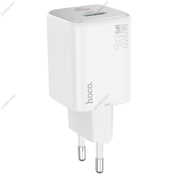 Мережевий зарядний пристрій Hoco N41 Almighty charger 20W White