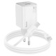 Мережевий зарядний пристрій Hoco N41 Almighty charger Type-C cable 20W White