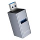 USB-Хаб Hoco HB54 converter 3в1 USB to 2xUSB 2.0+USB 3.0 Grey
