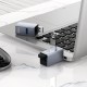 USB-Хаб Hoco HB54 converter 3в1 USB to 2xUSB 2.0+USB 3.0 Grey