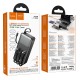 Повербанк портативний акумулятор Power bank Hoco J156B Founder PD fully compatible 22.5W 30000 mAh Black