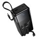 Повербанк портативний акумулятор Power bank Hoco J156B Founder PD fully compatible 22.5W 30000 mAh Black