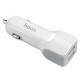 Автомобільний зарядний пристрій Hoco Z23 lightning 2USB White
