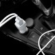 Автомобільний зарядний пристрій Hoco Z23 lightning 2USB White
