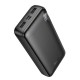 Повербанк портативний акумулятор Power bank HOCO J128A Powerful 20000 mAh Black