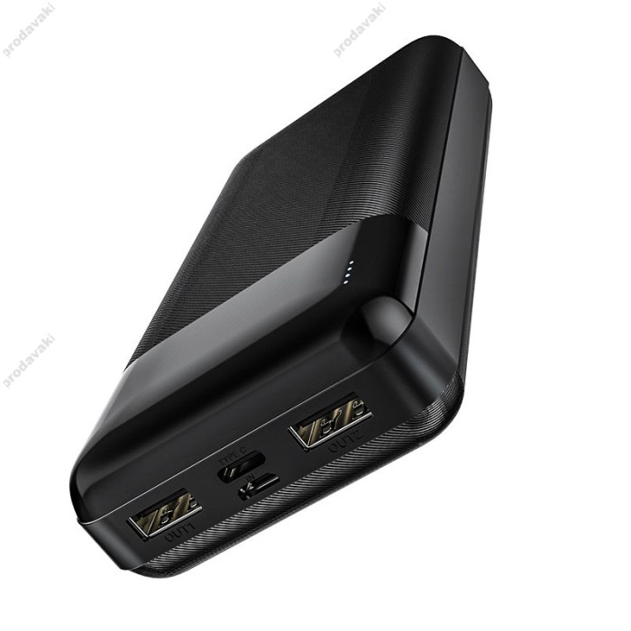 Повербанк портативний акумулятор Power bank Hoco J72A Easy travel 20000 mAh Black