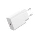 Мережевий зарядний пристрій XO L126 Fast Charging Charger 20W White