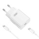 Мережевий зарядний пристрій XO L126 Fast Charging Charger Lightning cable 20W White