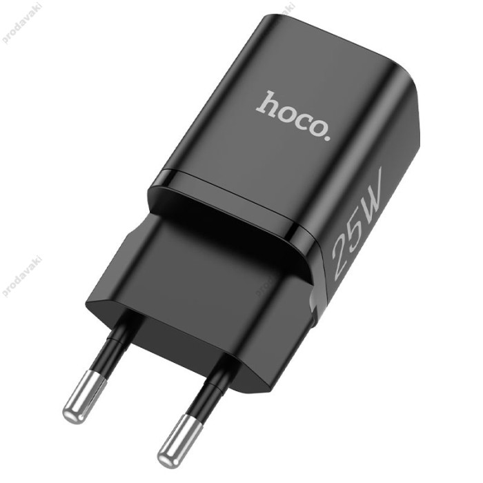 Мережевий зарядний пристрій HOCO N19 Rigorous charger 25W Black