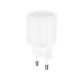 Мережевий зарядний пристрій XO L143 Single USB-C Fast Charger 20W White