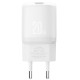 Мережевий зарядний пристрій XO L143 Single USB-C Fast Charger 20W White