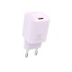 Мережевий зарядний пристрій XO L146 Single USB-C Fast Charger 20W Purple