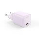 Мережевий зарядний пристрій XO L146 Single USB-C Fast Charger 20W Purple