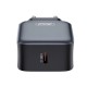 Мережевий зарядний пристрій XO L153 USB-C Fast Charger 20W Black