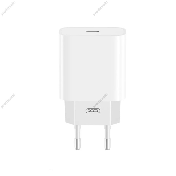 Мережевий зарядний пристрій XO L129 Fast Charging Charger 20W White