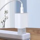 Мережевий зарядний пристрій XO L129 Fast Charging Charger 20W White