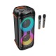Портативна колонка система караоке Borofone BP26 з 2-ма мікрофонами 50W Black