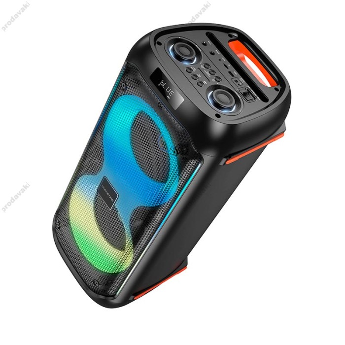 Портативна колонка система караоке Borofone BP26 з 2-ма мікрофонами 50W Black