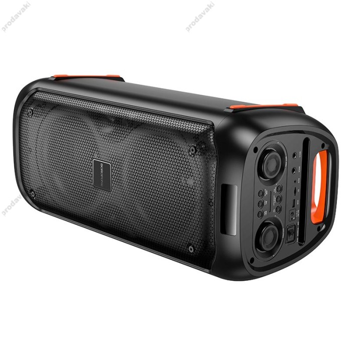 Портативна колонка система караоке Borofone BP26 з 2-ма мікрофонами 50W Black