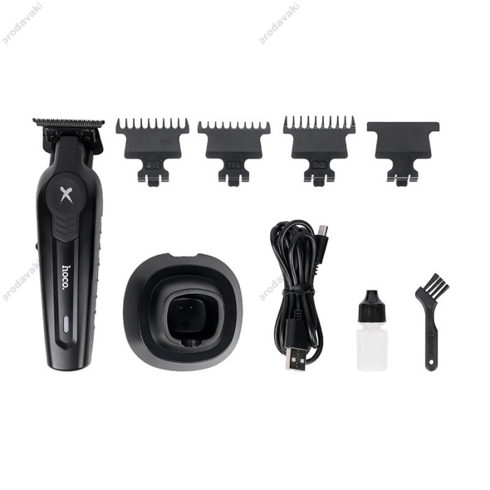 Машинка для стрижки волосся Hoco HP27 Engraving electric hair clipper Black