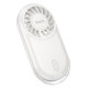 Портативний міні вентилятор Hoco HX611 ultra-thin pocket fan 3 Levels Milky white