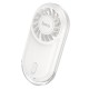 Портативний міні вентилятор Hoco HX611 ultra-thin pocket fan 3 Levels Milky white