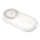 Портативний міні вентилятор Hoco HX611 ultra-thin pocket fan 3 Levels Milky white