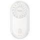 Портативний міні вентилятор Hoco HX611 ultra-thin pocket fan 3 Levels Milky white