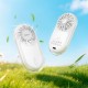 Портативний міні вентилятор Hoco HX611 ultra-thin pocket fan 3 Levels Milky white