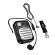 Портативна колонка диктофон Bluetooth HOCO L23 Lemony speaker with wired microphone BT5.4 Black