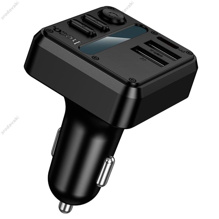 FM - трансмітер HOCO E89 Libre car BT FM transmitter 45W Black