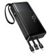Повербанк портативний акумулятор Power bank Hoco J156A Founder PD fully compatible power 22.5W 20000 mAh Black